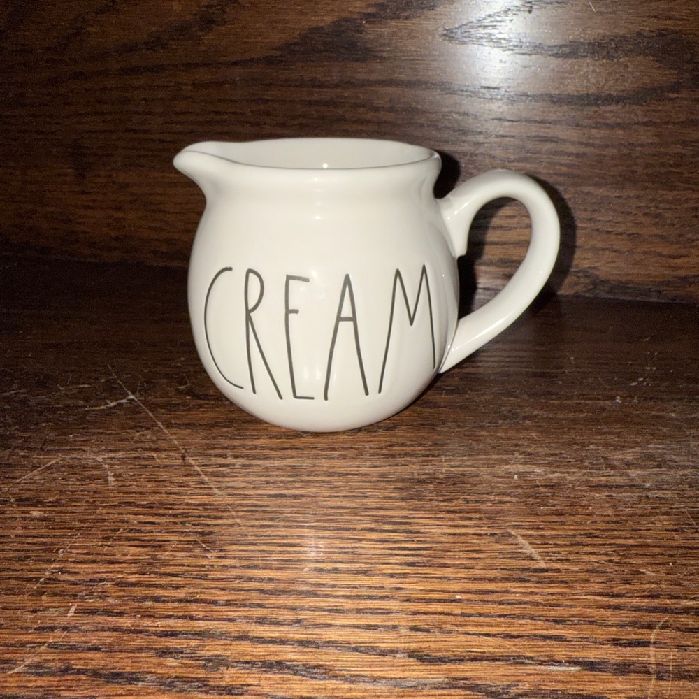 Rae Dunn White Ceramic Creamer Art Piece